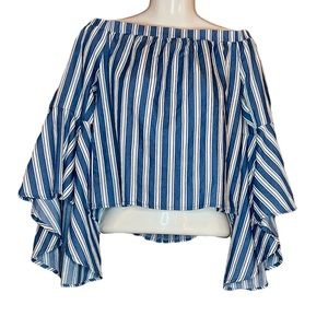 Duets Off Shoulder crop top